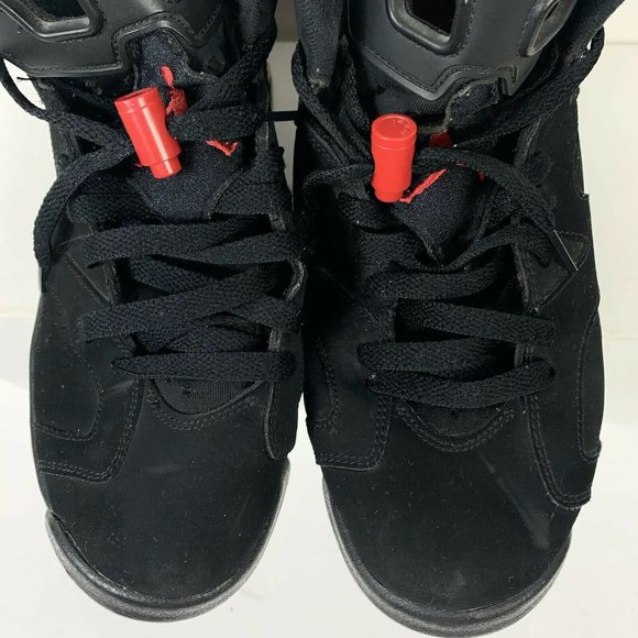 Nike Air Jordan VI 6 Retro 2009 Black Shoes Sz 7Y - Picture 3 of 8